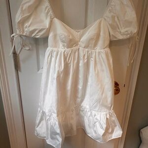 Amanda Uprichard Sicily dress in white